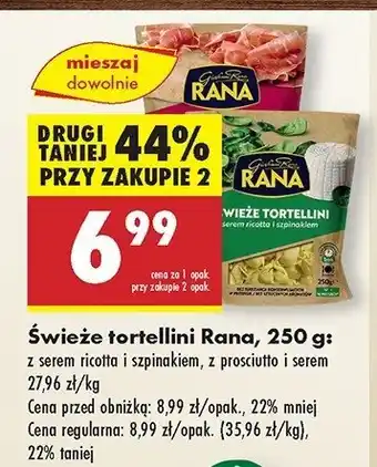 Biedronka Tortellini z prosciutto i serem Giovanni rana oferta