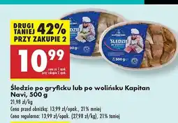 Biedronka Śledzie po wolińsku Kapitan navi oferta