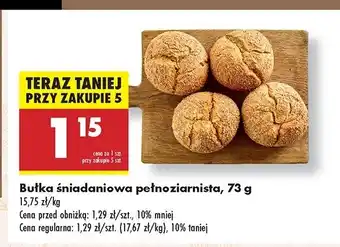 Biedronka Bułka śniadaniowa pełnoziarnista oferta