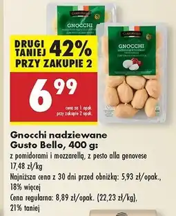 Biedronka Gnocchi nadziewane z pesto alla genovese Gustobello oferta