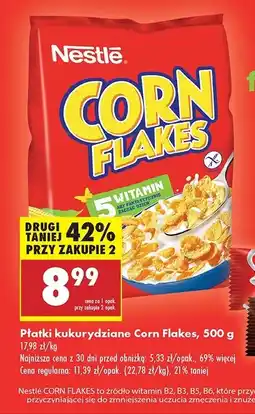 Biedronka Płatki śniadaniowe Nestle corn flakes Corn flakes (nestle) oferta