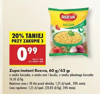 Biedronka Zupa o smaku pikantnego kurczaka Reeva oferta