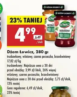 Biedronka Dżem z czarnej porzeczki Łowicz oferta