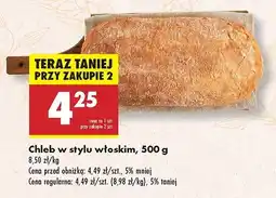 Biedronka Chleb w stylu włoskim oferta