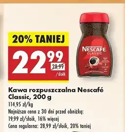 Biedronka Kawa Nescafe classic oferta