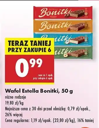 Biedronka Wafelek kokosowy Bonitki oferta