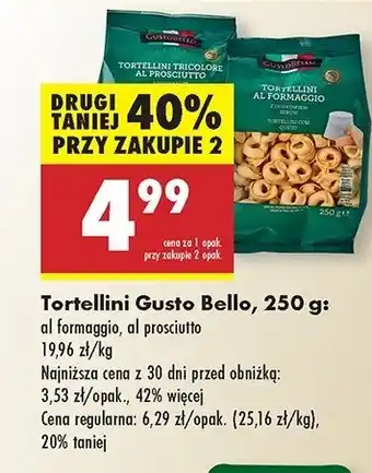 Biedronka Tortellini z serem Gustobello oferta