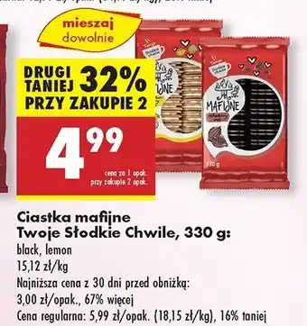 Biedronka Ciastka mafijne lemon Twoje słodkie chwile oferta