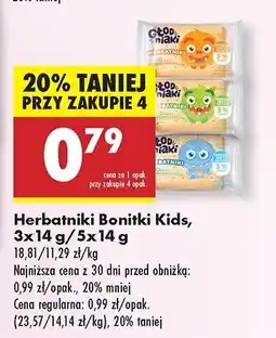 Biedronka Herbatniki Głodniaki oferta