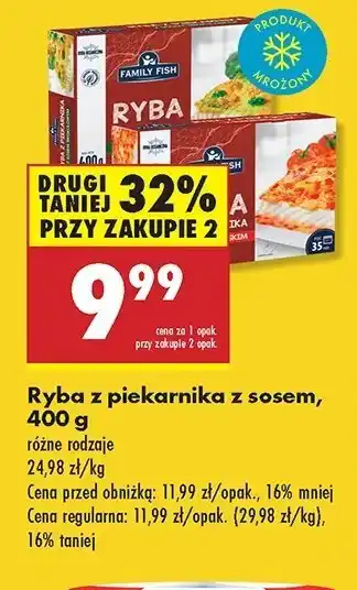 Biedronka Ryba z piekarnika z sosem włoskim Family fish oferta