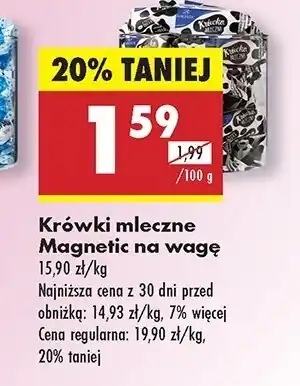 Biedronka Krówki mleczne Magnetic oferta