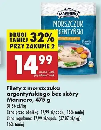 Biedronka Filet z morszczuka argentyńskiego Marinero oferta