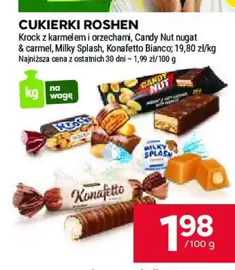 Stokrotka Rurki z nadzieniem mlecznym Roshen konafetto oferta