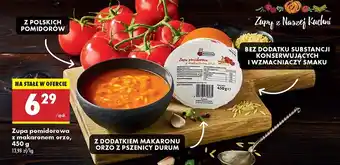 Biedronka Zupa pomidorowa z makaronem orzo Biedronka oferta