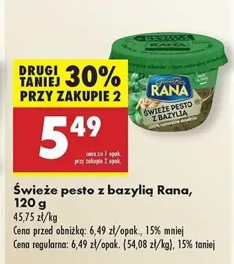 Biedronka Pesto z bazylią Giovanni rana oferta