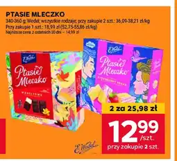 Stokrotka Czekoladki w białej czekoaldzie strawberry shake E. wedel ptasie mleczko oferta