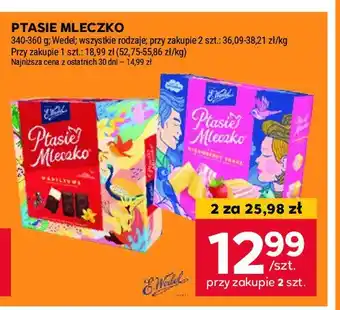 Stokrotka Czekoladki w białej czekoaldzie strawberry shake E. wedel ptasie mleczko oferta