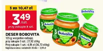 Stokrotka Brzoskwinia z jabłkami i marchewką Bobovita oferta