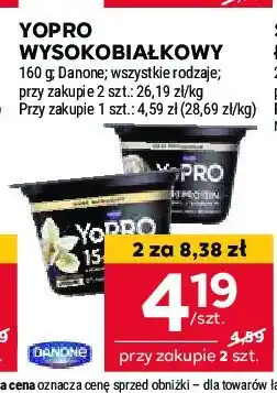 Stokrotka Jogurt proteinowy straciatella Danone yopro oferta