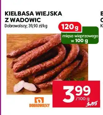 Stokrotka Kiełbasa wiejska z wadowic Dobrowolscy oferta