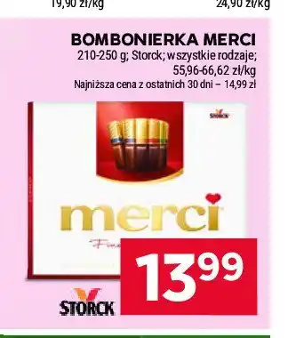 Stokrotka Bombonierka czerwona Storck merci oferta