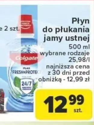 Carrefour Płyn do płukania jamy ustnej Colgate oferta