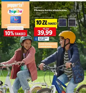 Lidl Kurtka młodzieżowa Lupilu oferta