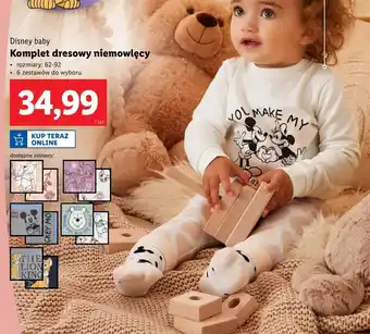 Lidl Komplet niemowlęcy Disney oferta