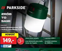 Lidl Lampa akumulatorowa Parkside oferta