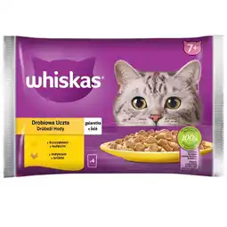 Carrefour Whiskas Mokra karma dla kotów drobiowa uczta galaretka 340 g (4 x 85 g) oferta