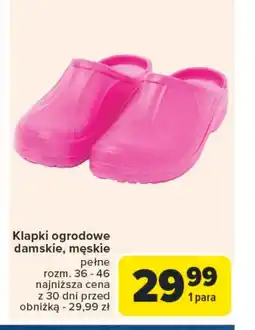 Carrefour Klapki męskie oferta