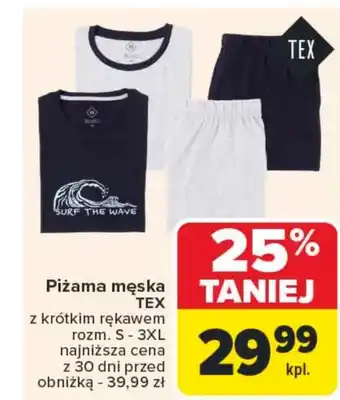 Carrefour Piżama męska oferta