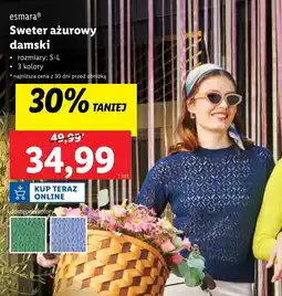 Lidl Sweter damski Esmara oferta