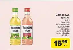 Carrefour Wódka Żołądkowa Gorzka Rześka Arbuz I Limonka oferta