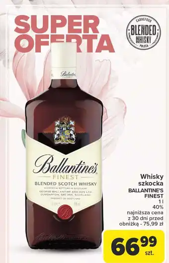 Carrefour Whisky Ballantine's Finest oferta