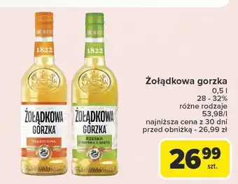 Carrefour Wódka Żołądkowa Gorzka Rześka Limonka Z Miętą oferta