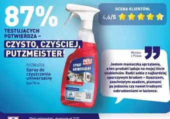 ALDI Spray do czyszczenia uniwersalny Putzmeister oferta