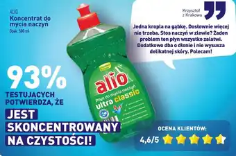 ALDI Płyn do mycia naczyń ultra classic Alio oferta