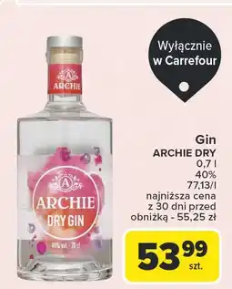 Carrefour Gin Archie Dry oferta