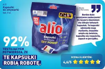 ALDI Kapsułki do zmywarki Alio oferta