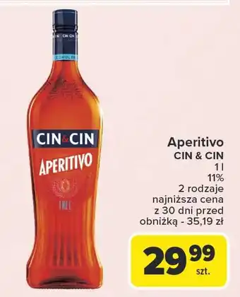 Carrefour Vermouth Cin&Cin Aperitivo oferta