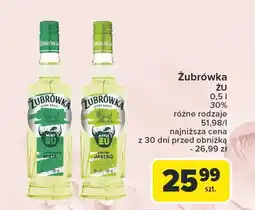 Carrefour Wódka Żubrówka Kwaśne Jabłko oferta