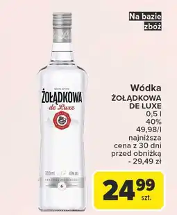 Carrefour Wódka Żołądkowa Gorzka De Luxe oferta