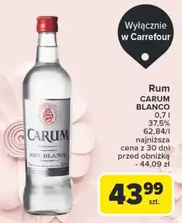 Carrefour Rum Carum Blanc oferta