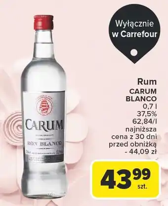 Carrefour Rum Carum Blanc oferta