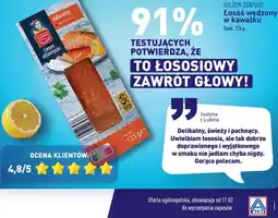 ALDI Łosoś wędzony naturalny Golden Seafood oferta