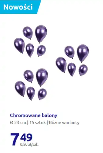 Action Chromowane balony oferta