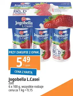 E.Leclerc Jogurt truskawka Zott Jogobella L. Casei oferta