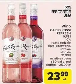 Carrefour Wino Carlo Rossi Refresh Mixed Berry oferta