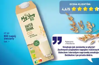 ALDI Napój owsiany My Vay oferta